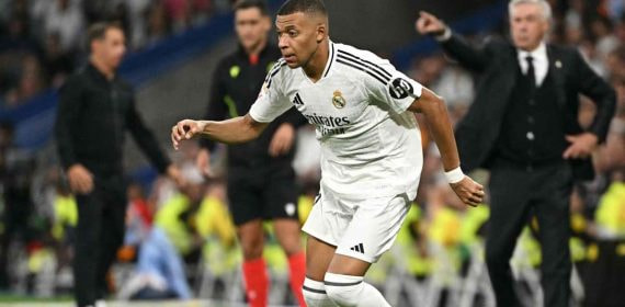 Mbappé, el día que se lesionó contra el Alavés.