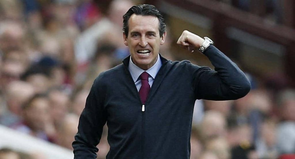 Unai Emery, entrenador del Aston Villa.