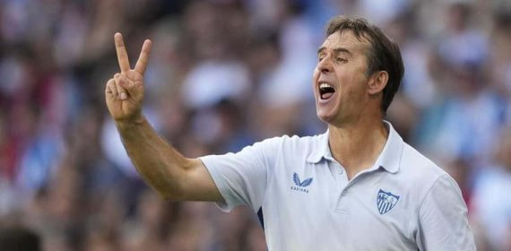 Julen Lopetegui, en su etapa en el banquillo del Sevilla.