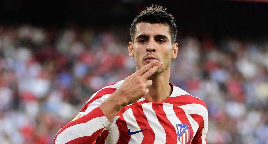 Álvaro Morata, delantero del Atlético de Madrid.