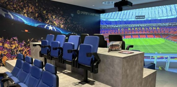 Así será el palco mediano del nuevo Spotify Camp Nou.