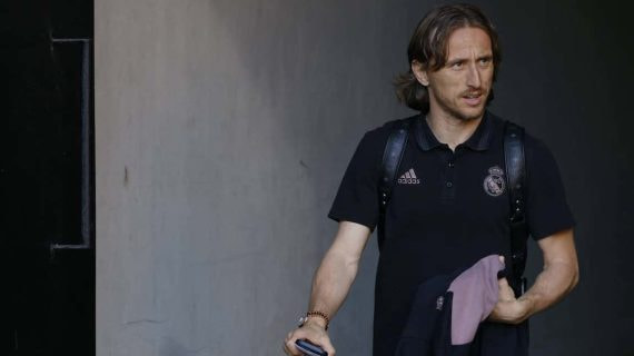 Modric, en Cádiz.