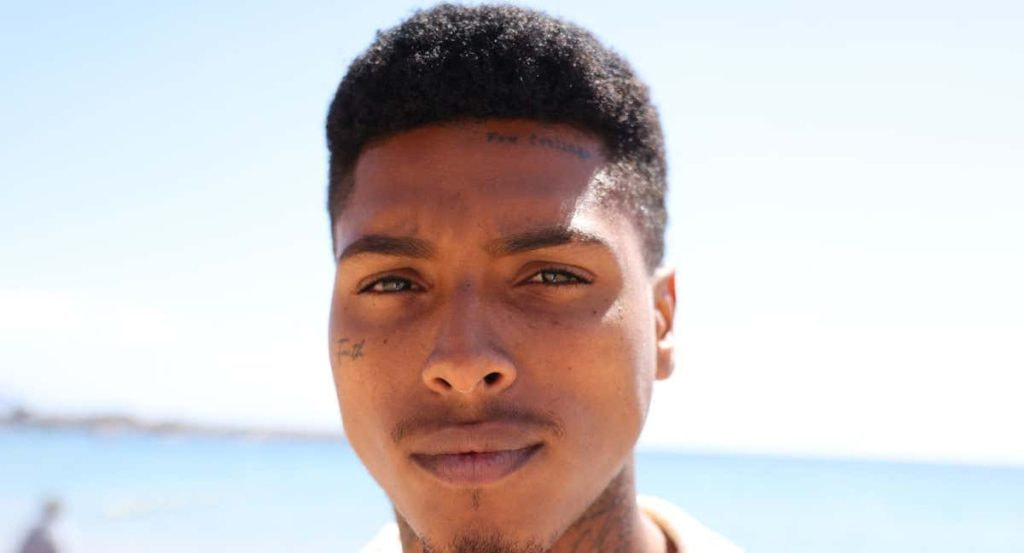 Moha Ramos, en la playa de las Teresitas