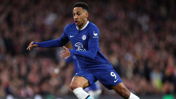 Aubameyang, en un derbi contra el Chelsea el pasado mes de mayo.