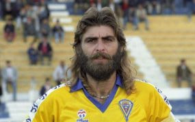 Sandokán, en su etapa como jugador del Cádiz.