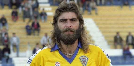 Sandokán, en su etapa como jugador del Cádiz.