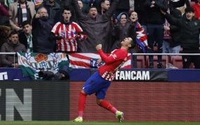 Álvaro Morata celebra un gol la pasada temporada.