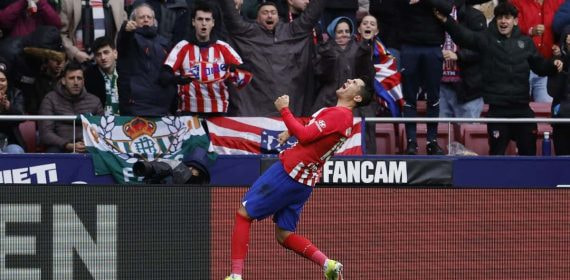 Álvaro Morata celebra un gol la pasada temporada.