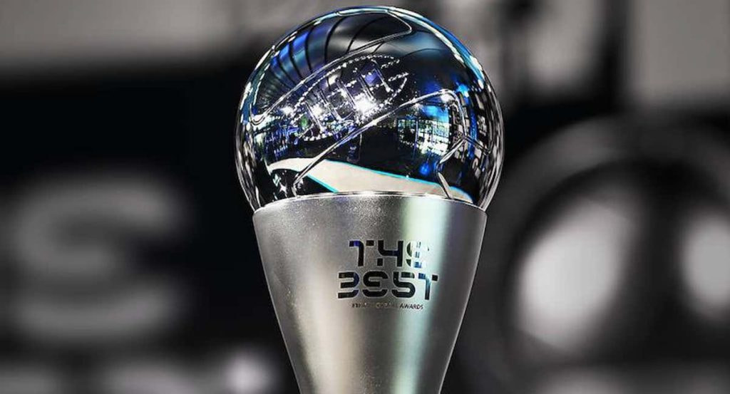 El trofeo The Best.
