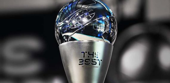 El trofeo The Best.