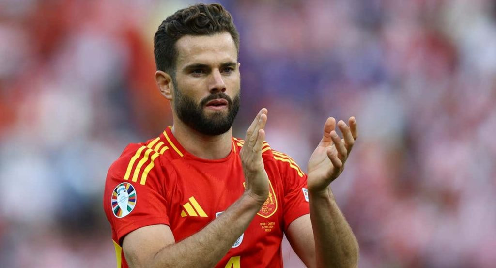 Nacho, durante el partido contra Croacia.