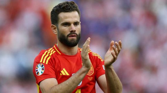 Nacho, durante el partido contra Croacia.