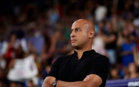 Mehdi Nafti, durante un partido del Levante.