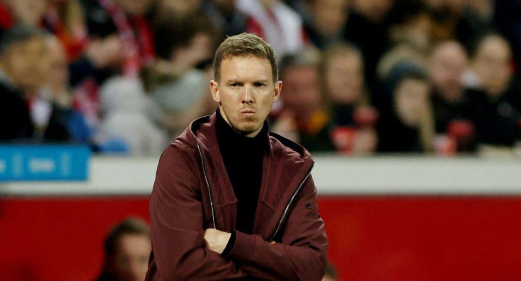 Nagelsmann, en un partido del Bayern.