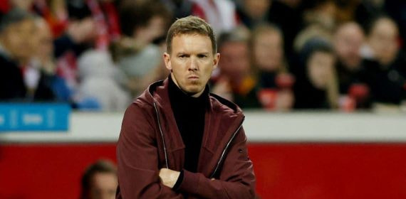Nagelsmann, en un partido del Bayern.