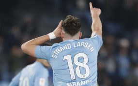 Jorgen Strand Larsen, con el Celta de Vigo.