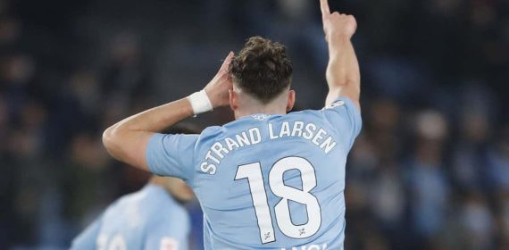 Jorgen Strand Larsen, con el Celta de Vigo.
