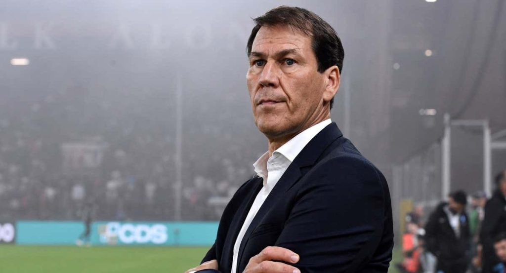 Rudi García, durante un partido del Nápoles.