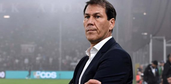 Rudi García, durante un partido del Nápoles.