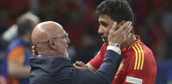 Luis de la Fuente y Rodrigo, en la pasada Eurocopa de Alemania.