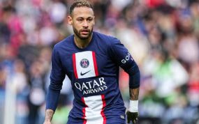 Neymar Jr, en un partido con el PSG esta temporada.
