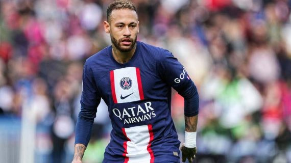 Neymar Jr, en un partido con el PSG esta temporada.