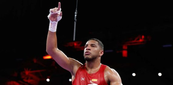 Enmanuel Reyes Pla, tras su combate de octavos en los JJOO