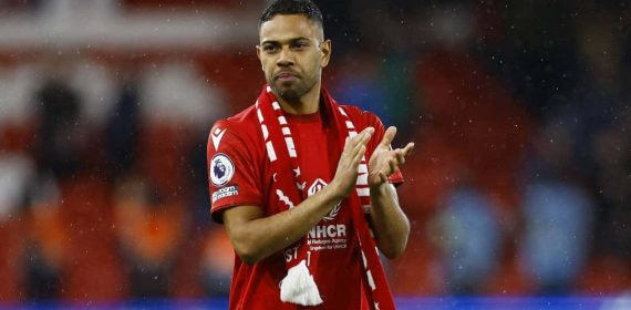 Renan Lodi, tras un partido con el Nottingham Forest.