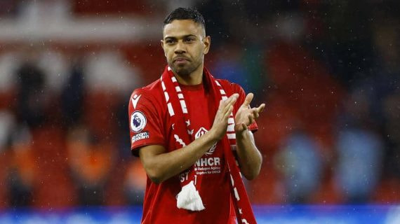 Renan Lodi, tras un partido con el Nottingham Forest.