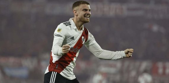 Lucas Beltrán marcó 15 goles en 31 partidos con el River Plate de Demichelis.
