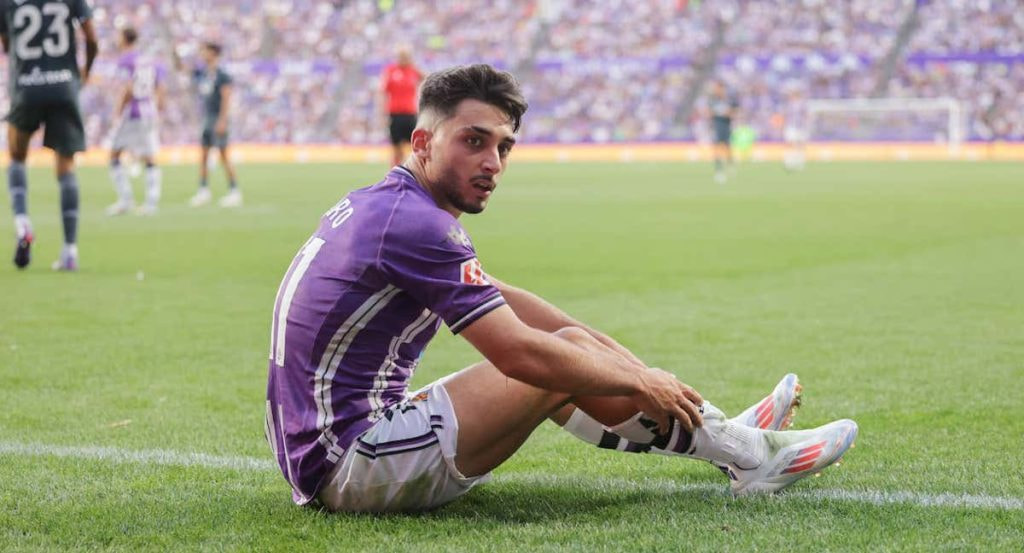 Raúl Moro, futbolista del Valladolid.