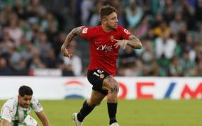 Pablo Maffeo en un partido.