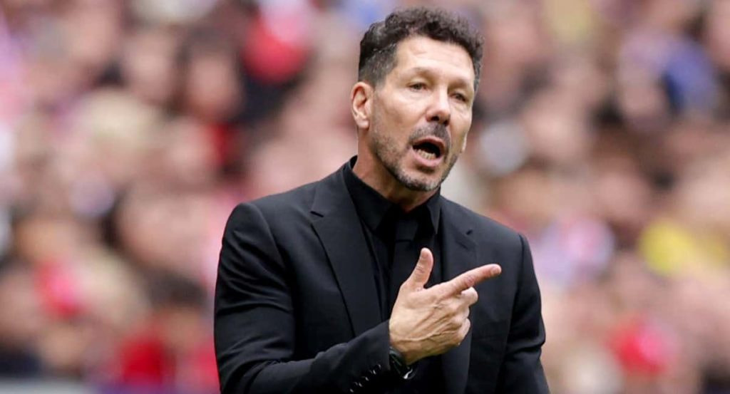 Diego Pablo Simeone, entrenador del Atlético.