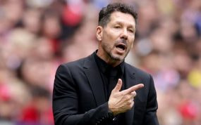 Diego Pablo Simeone, entrenador del Atlético.