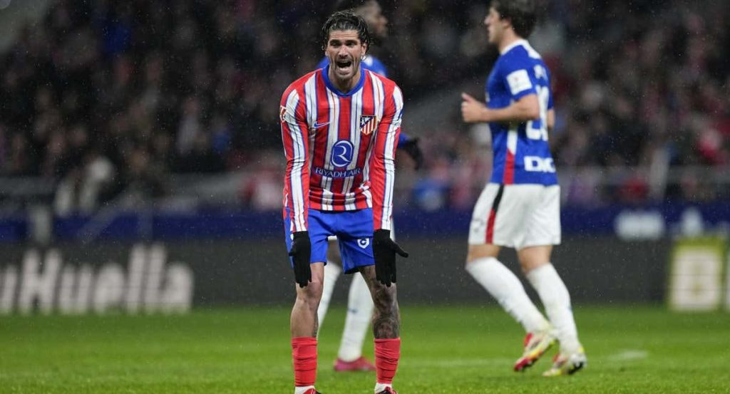 De Paul, durante un partido del Atlético de Madrid.