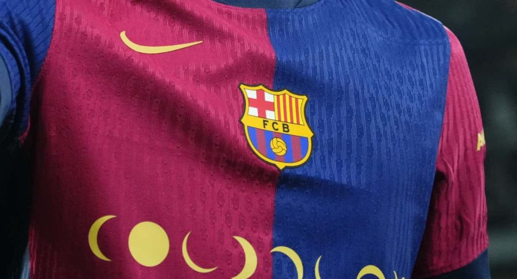 La camiseta especial que el Barça usó para el Clásico.