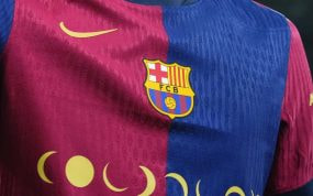 La camiseta especial que el Barça usó para el Clásico.