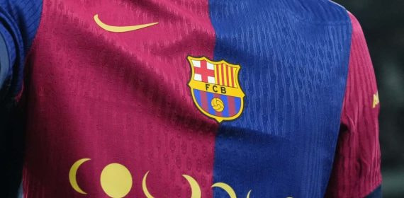 La camiseta especial que el Barça usó para el Clásico.