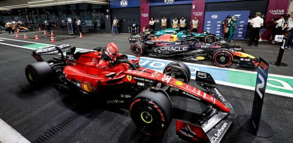 El peso de un Fórmula 1 se comprueba al terminar la carrera.