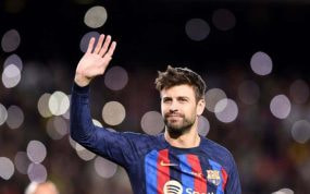 Gerard Piqué se despide del Camp Nou el pasado 5 de noviembre.
