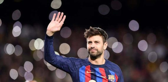Gerard Piqué se despide del Camp Nou el pasado 5 de noviembre.