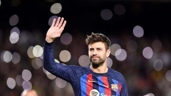 Gerard Piqué se despide del Camp Nou el pasado 5 de noviembre.