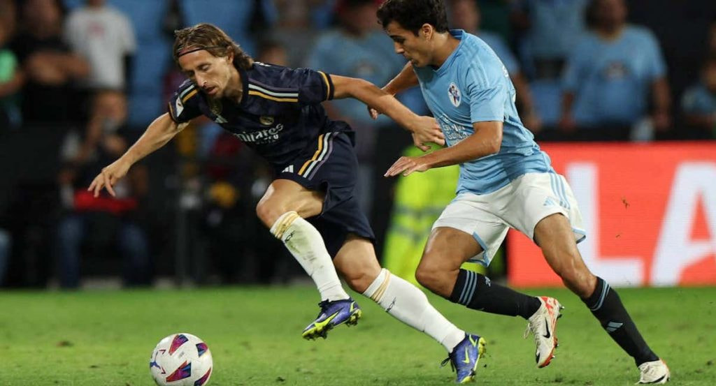 Modric, en Vigo.