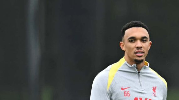 Alexander-Arnold, con el Liverpool.