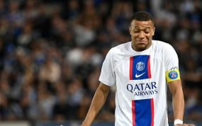 Mbappé, con el PSG.