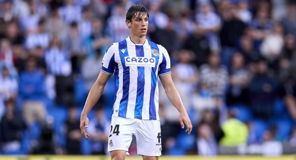Le Normand, en un partido con la Real Sociedad esta temporada.