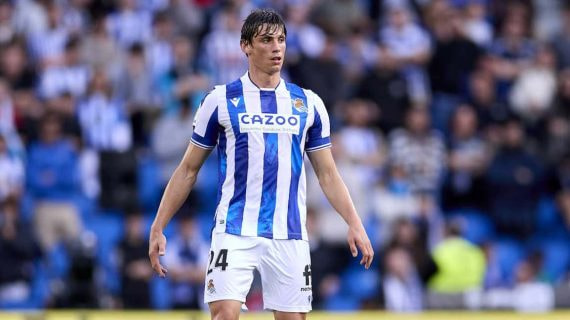 Le Normand, en un partido con la Real Sociedad esta temporada.