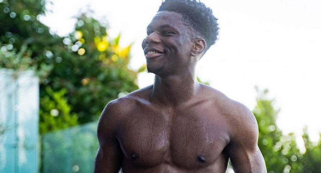 Tchouameni, durante sus vacaciones.