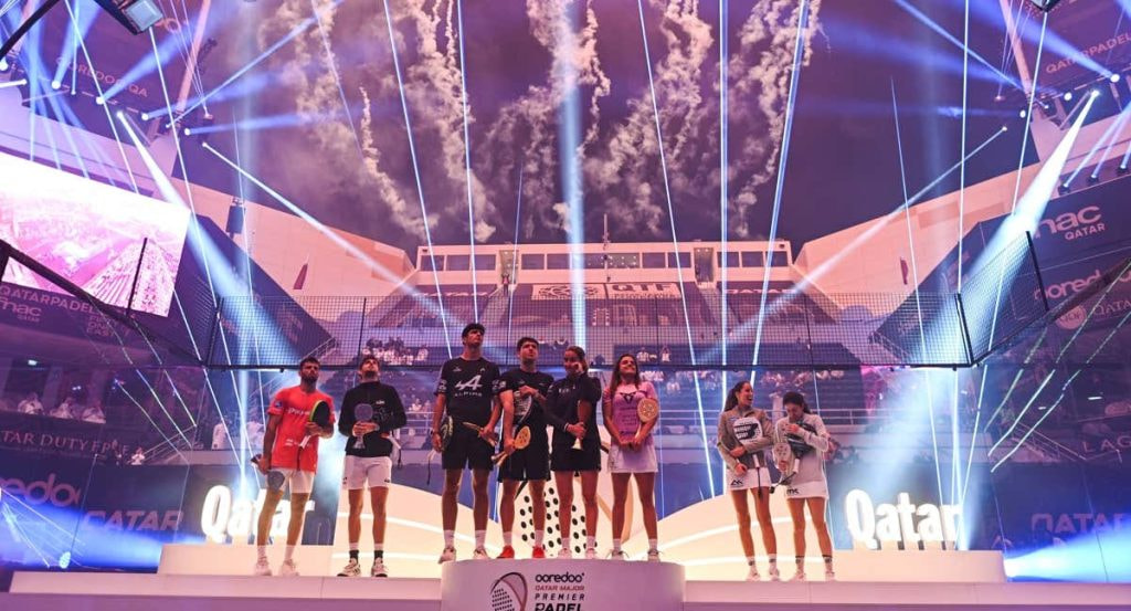 Podio de Premier Padel.