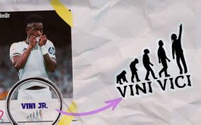Publicación del Real Madrid con el logo de 'Vini Vici'.